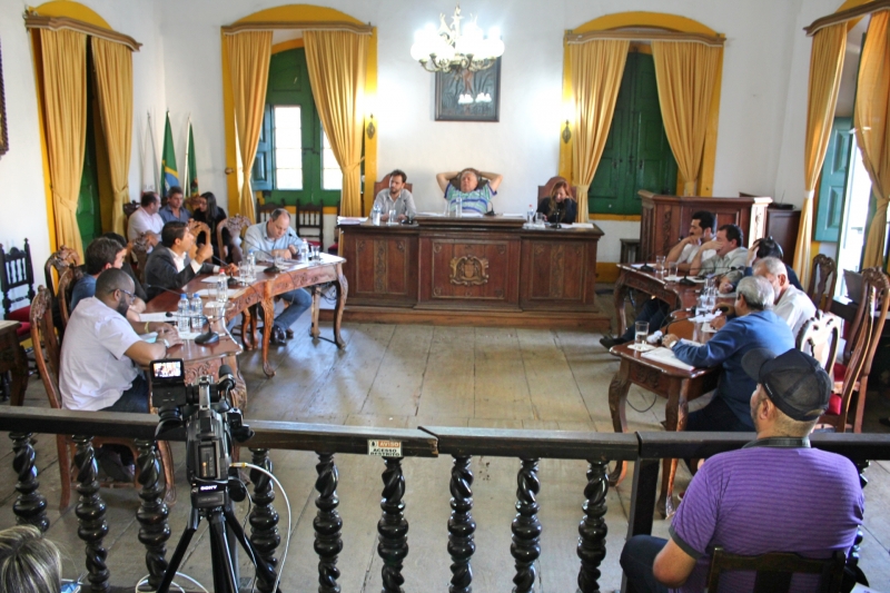 Plenário da Câmara durante sessão ordinária.