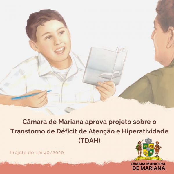 Câmara aprova projeto que visa conscientizar sobre o Transtorno de Déficit de Atenção e Hiperatividade (TDAH)