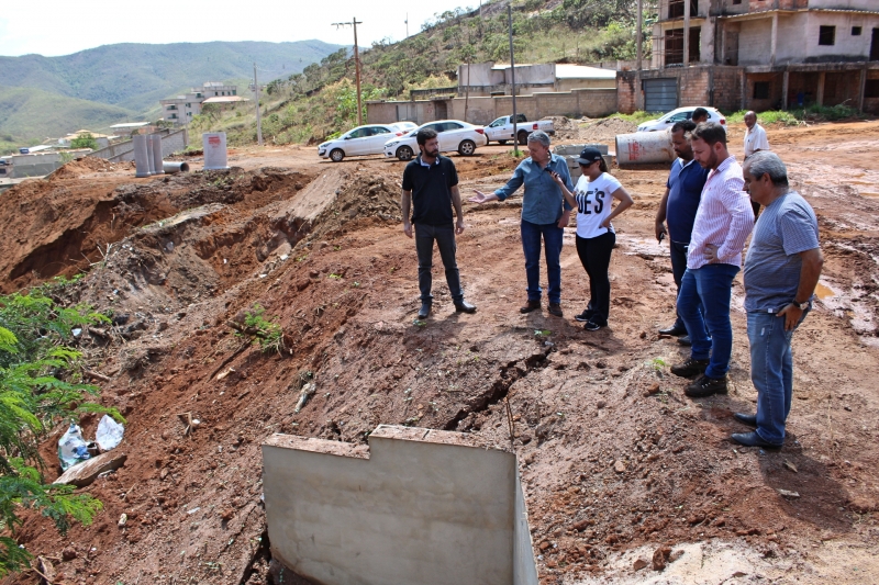 Vereadores fazem visita técnica aos bairros Nossa Senhora Aparecida e Rosário.