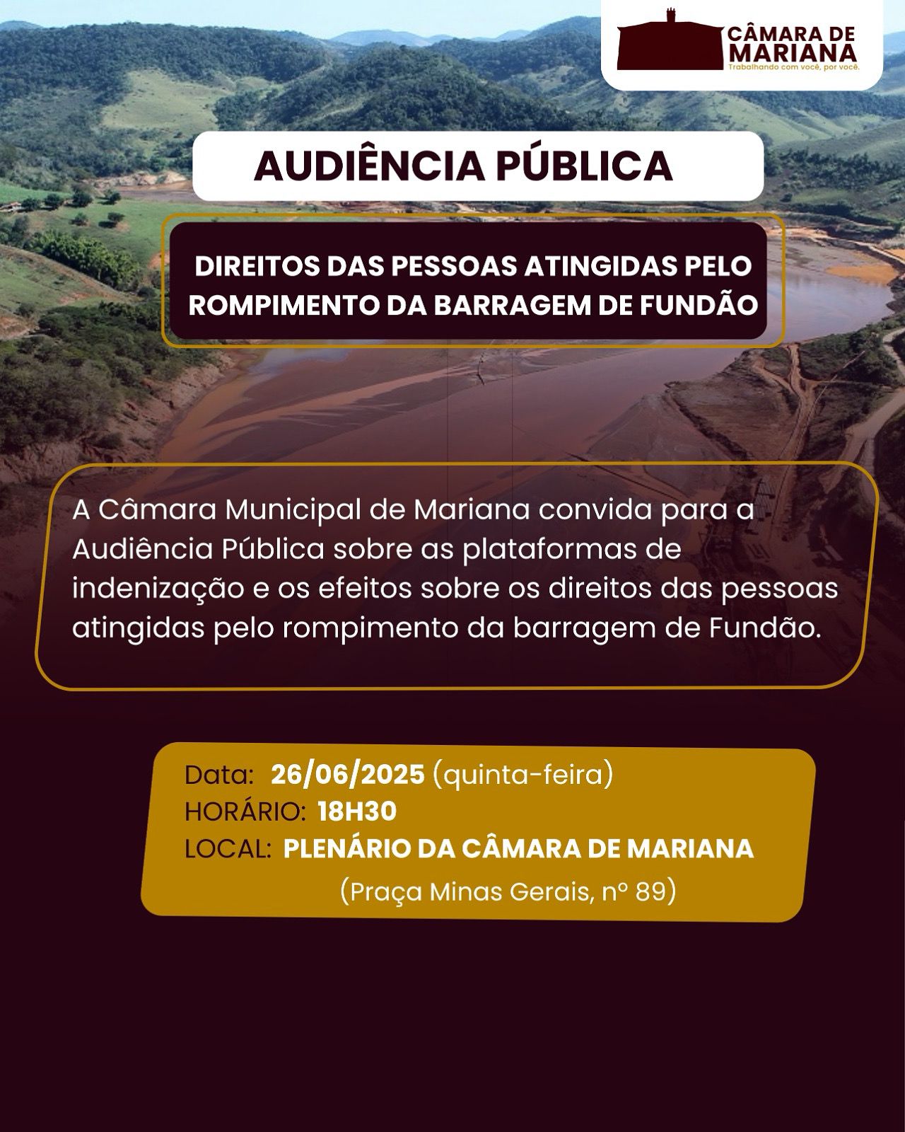 Câmara convoca Audiência Pública sobre pagamento do PID
