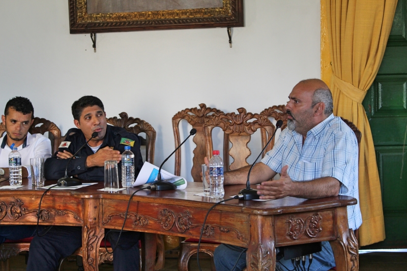 Vereadores João Bosco (PP) e Antônio Marcos Ramos de Freitas (Cidadania) debatem sobre projetos da pauta do dia.