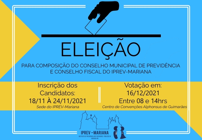 IPREV de Mariana lança edital para eleição do novo conselho fiscal