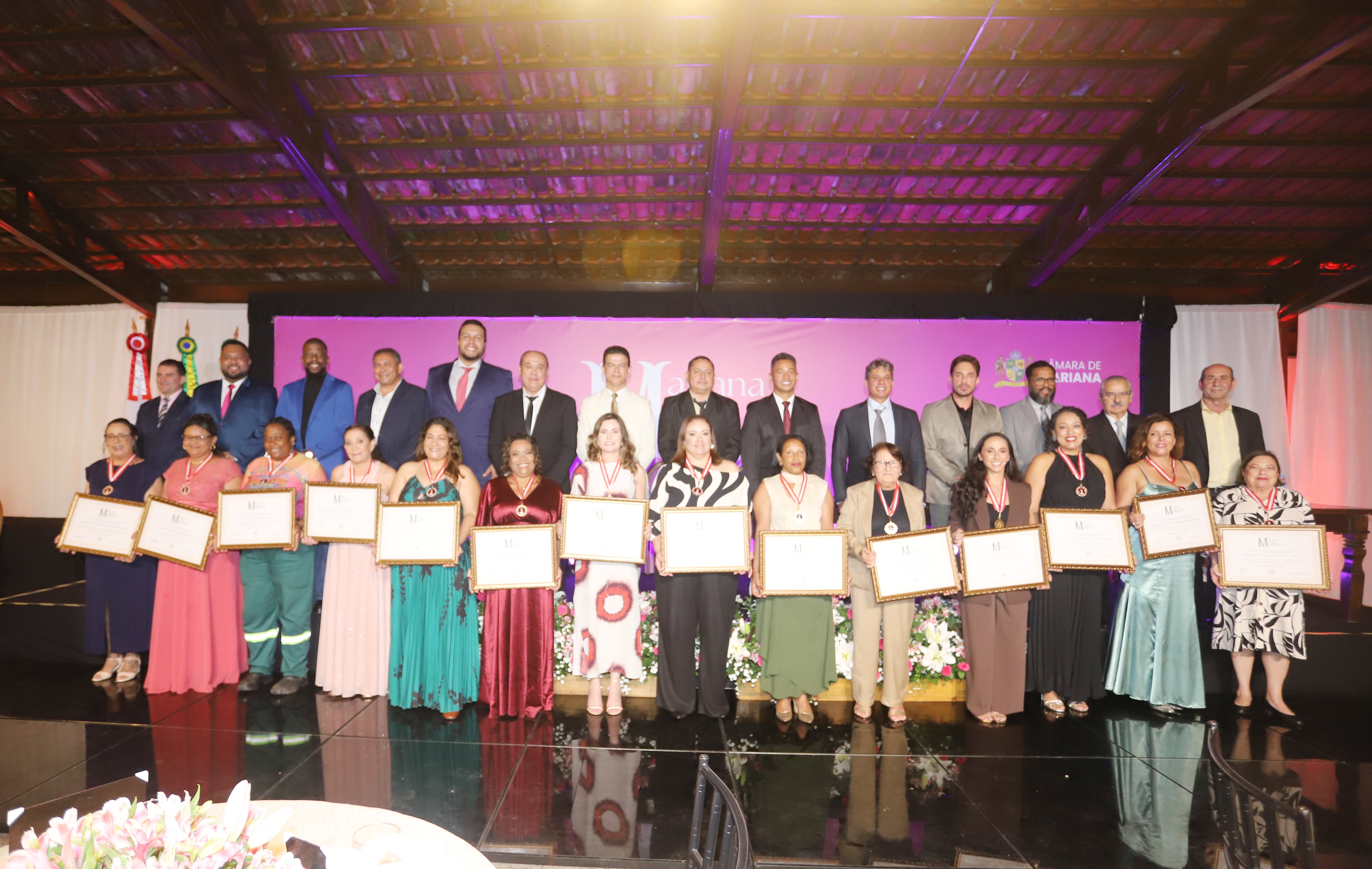 Homenageadas e Vereadores Patronos