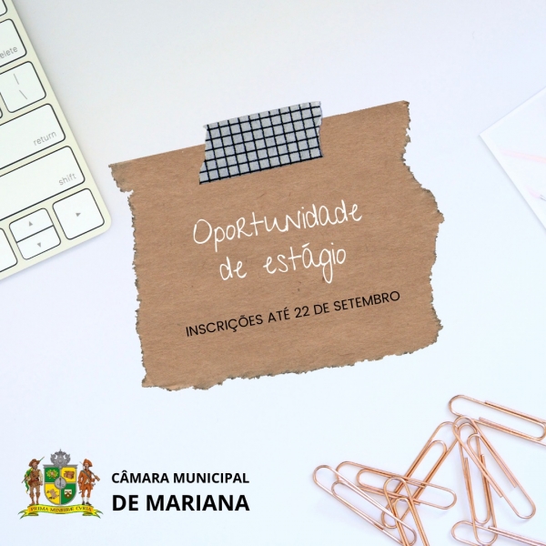 Oportunidade de estágio nas áreas de Comunicação Social, Ciência da Computação, Técnico e Tecnólogo em Informática