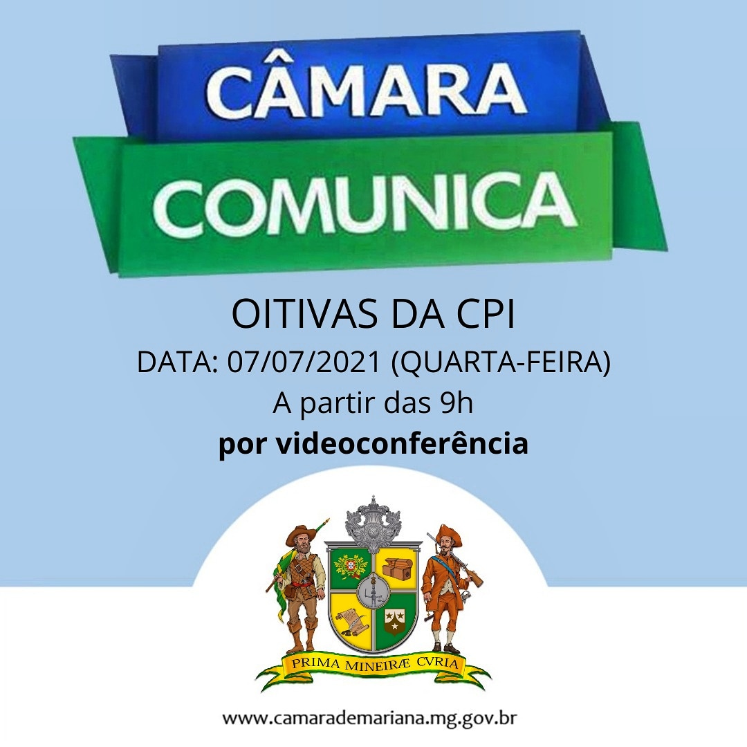 Acompanhe ao vivo as oitivas da CPI hoje, 07/07/2021