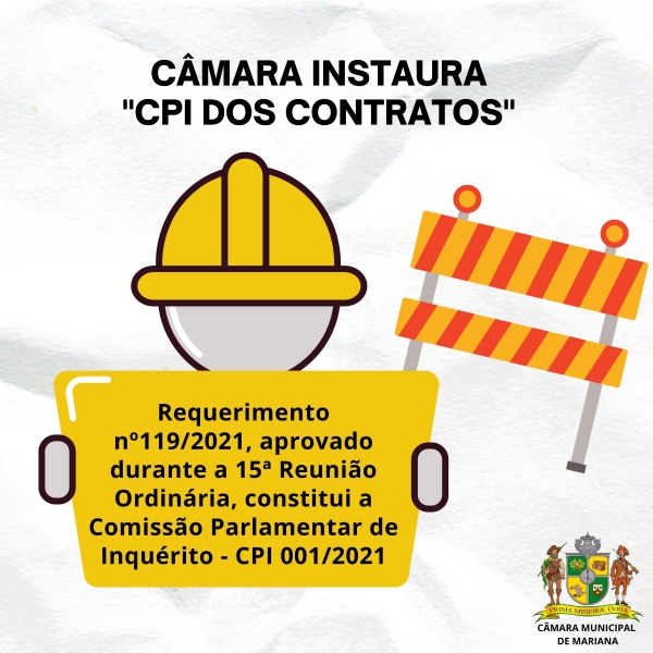 INSTITUIÇÃO DA “CPI DOS CONTRATOS” É APROVADA NA CÂMARA