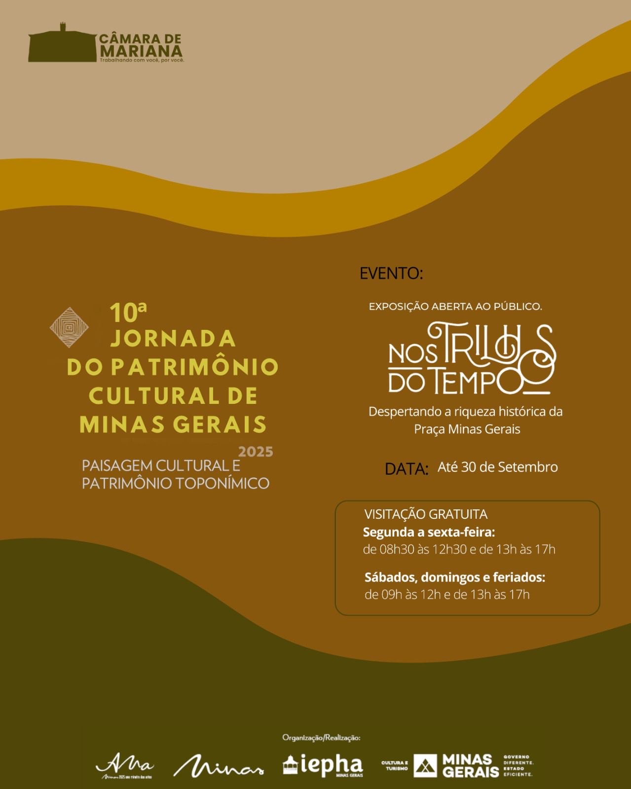 Câmara de Mariana na Jornada do Patrimônio Cultural 2025